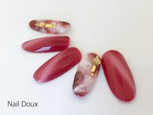 ネイル ドゥ 本店(Nail Doux)/レッドニュアンス