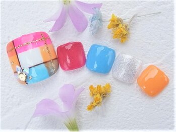 ネイルズガッシュ 武蔵小山店(NAILsGUSH)/*ブライトチェック*