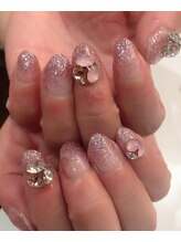 グラマラス アンジェアイ 荻窪店(glamourous ange eye)/ラメグラネイル