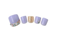 ノーラスリエン(Nolaslien)/フットネイル　くすみパステル