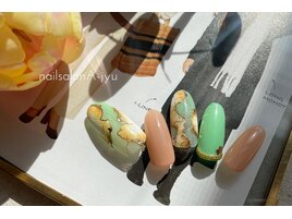 大理石ネイル