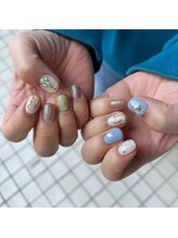 Mネイルアンドカフェ シェレステ/クリスマスネイル♪