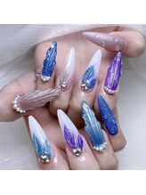 夏ネイルマーメイド