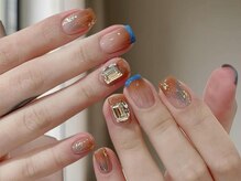 シーシーネイルサロン 池袋(C.C.Nail salon)/秋ネイル/ブラウン/冬ネイル