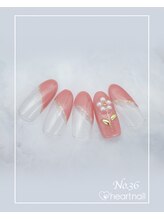 はあとねいる 京田辺店/ハンドネイル：No.36