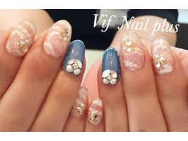 デニム×レースNAIL☆