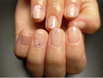 ナビネイル(Nabi nail)/桜ネイル☆シンプル