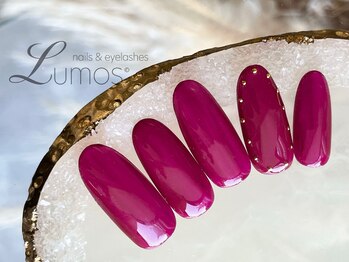 ルーモス 桜川店(Lumos)/シンプルネイル/スタッズ