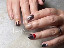 リンク(link)/バレンタインネイル