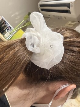 ルブルジョン(le bourgeon)/手作りシュシュ♪