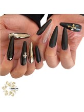 ヴィヴィアナ(VIVIANA)/マットブラック×ミラー