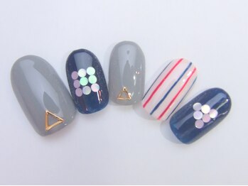 ネイルサロン ドレリッチ 大宮店(drerich)/ピンストライプ