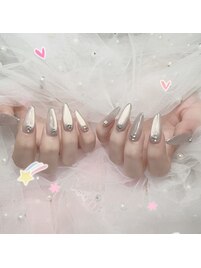 長さ出しネイル