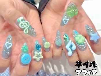 原宿系ウィッシュコアネイル