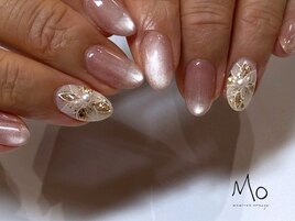 花ネイル　春ネイル　マグネット