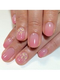 シンプルドライフラワーネイル☆