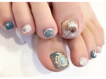 グラマラス アンジェアイ 荻窪店(glamourous ange eye)/ニュアンスフットネイル