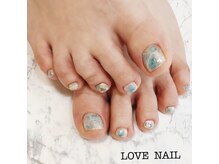 ラブネイル(LOVE NAIL)/大理石フット