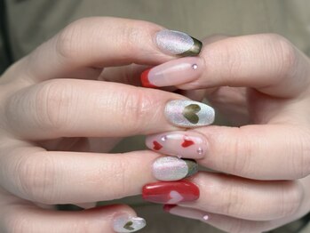 エム ネイルサロン(M)/ちぐはぐLコース