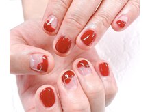 モモ(MOMO)/秋の塗りかけアート