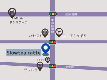 スローティラテ 中道店/マップ