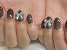 リラ(nail Lilas.)/リボンネイル