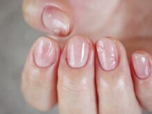 ネイル アトリエ コモード(nail atelier Comodo)/ニュアンスネイル [peach water]