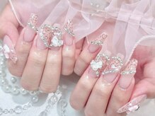 メイク 池袋(Meik)/ヒョウ柄ネイル秋ネイル