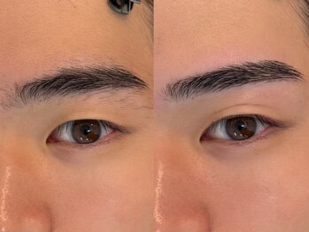 レイジュ(RayJU)の写真/男性の第一印象は眉毛で決まる★あなたの骨格に合わせた黄金比で似合わせアイブロウ♪垢抜け抜群◎