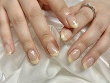 ムーンネイル(moon nail)/イエローフレンチ