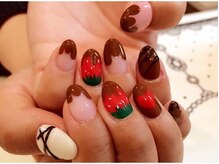 ボネール(nail ＆ eyelash Bounail)/チョコレート　イチゴ　苺