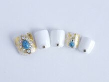 まつげアンドネイル ディアマンローズ(DIAMANT ROSE)/フットネイル・6600円