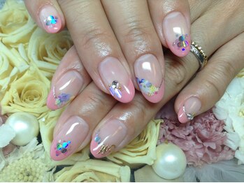 ラウト デコレーションアンドネイルサロン(Lauto Decoration&Nail Salon)/ピンクフレンチネイル