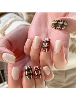 Mネイルアンドカフェ シェレステ/クリスマスネイル♪