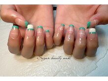 シュガービューティーネイルズ(Sugar Beauty Nails)/個性派フレンチネイル