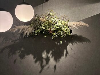 リョクワ 東日本橋店(ryokuwa)/個室の装飾