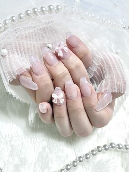 ミニョン(Minyon)の写真/季節や気分に合わせた可愛いデザインをご提案♪豊富なパーツ、ストーンご用意◎長さだし対応可能!