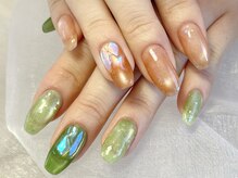 ヘアーアンドネイル ルシア(Hair&Nail Lucia)/オーロラパーツネイル