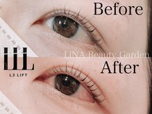 リーナ(LiNA Beauty Garden)/高持続まつ毛パーマ/L3リフト