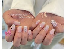 バラ 熊本店(VALLA)/ドット×シンプルワンカラー♪
