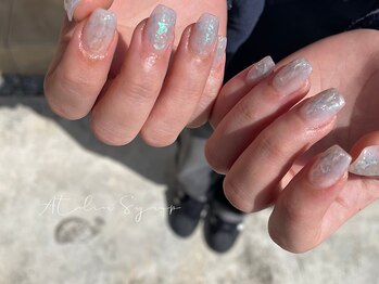アトリエシロップネイル(Atelier Syrup nail)/たっぷりデザイン¥7000