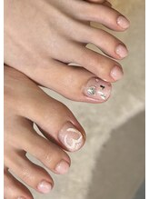 セリーンネイル(Serene Nail)/フット親指＋ラメ単品　￥9380円