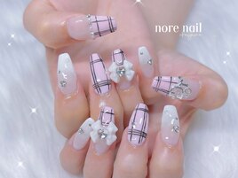チェックネイル