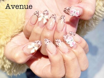 アベニュー(Avenue)の写真/大人気！トレンドを取り入れたファッション性の高いアートが豊富★持ち込みデザイン・長さ出しOK♪
