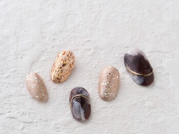 ネイルサロン ソウ 京橋店(Nail Salon Sou)/カフェラテネイル