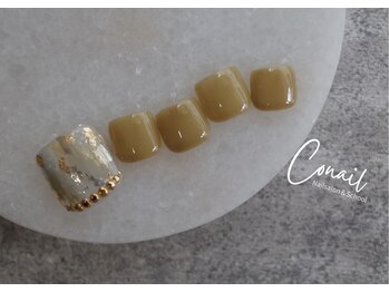 コーネル(CONAIL)/《FOOT》金箔ネイル