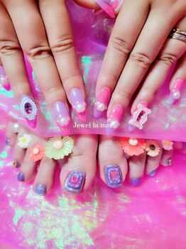 ジュエル ラ メール(Jewel la mer)/パーツなしでも派手かわに♪