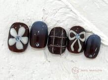 ネイルメゾン 池袋店(NAIL MAISON)/フラワーリボン¥10550