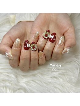 ダリア(Daria)/ミニリボンとリースのクリスマス