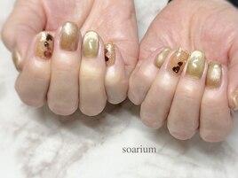 大人ハートネイル